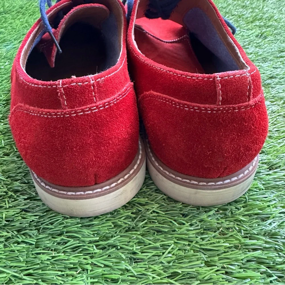 ALDO Red Suede Men’s laced Oxford Shoes